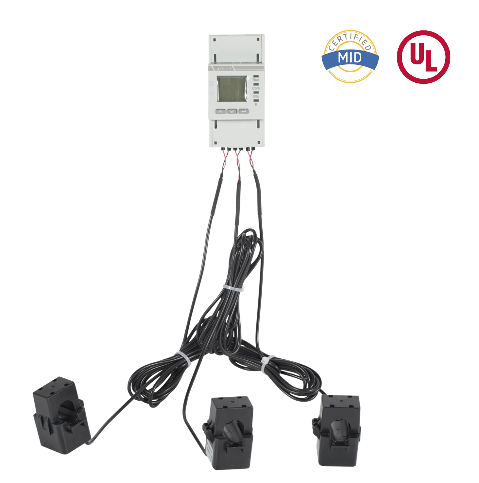 UL certificirani izmjenični trofazni mjerač energije s CT-ovima s podijeljenom jezgrom