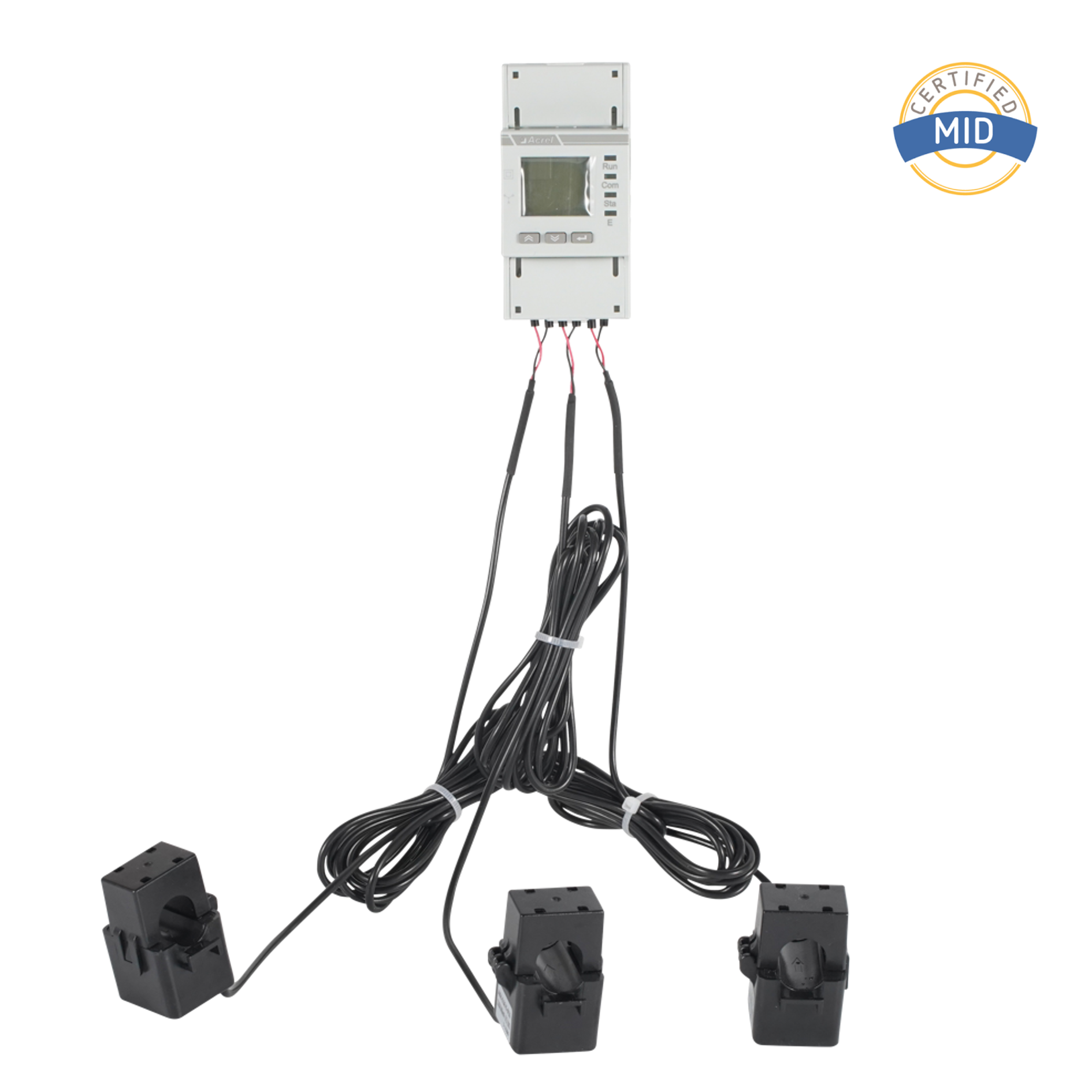 MID certificirani AC trofazni mjerač energije opremljen CT-ovima s podijeljenom jezgrom