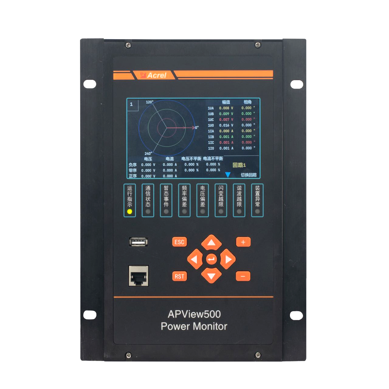 Power quality analyzer for industrial monitoring